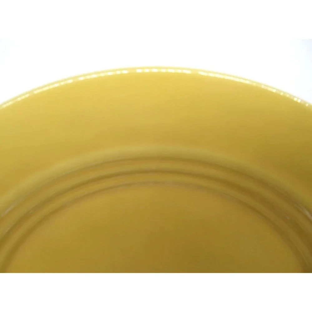Crate & Barrel BoscoWare 4 Yellow Behive Embossed Rings 11
